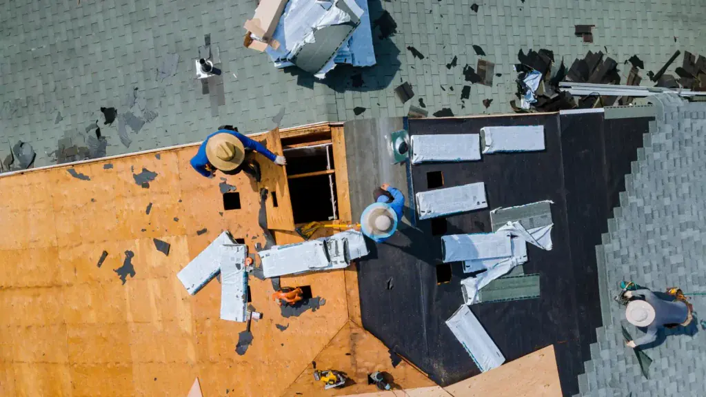 Completed Kingpin Roofing project